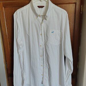 Hollister - White Dress Shirt XL - Men's